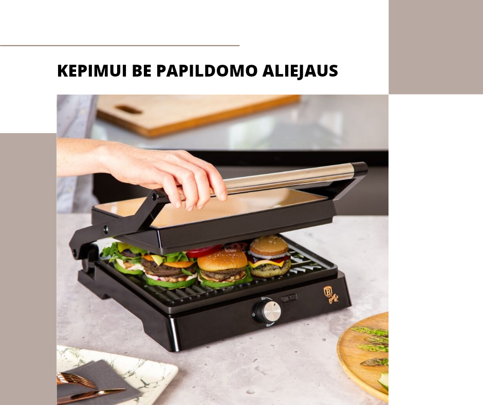 Kepsnių kepimo aparatas