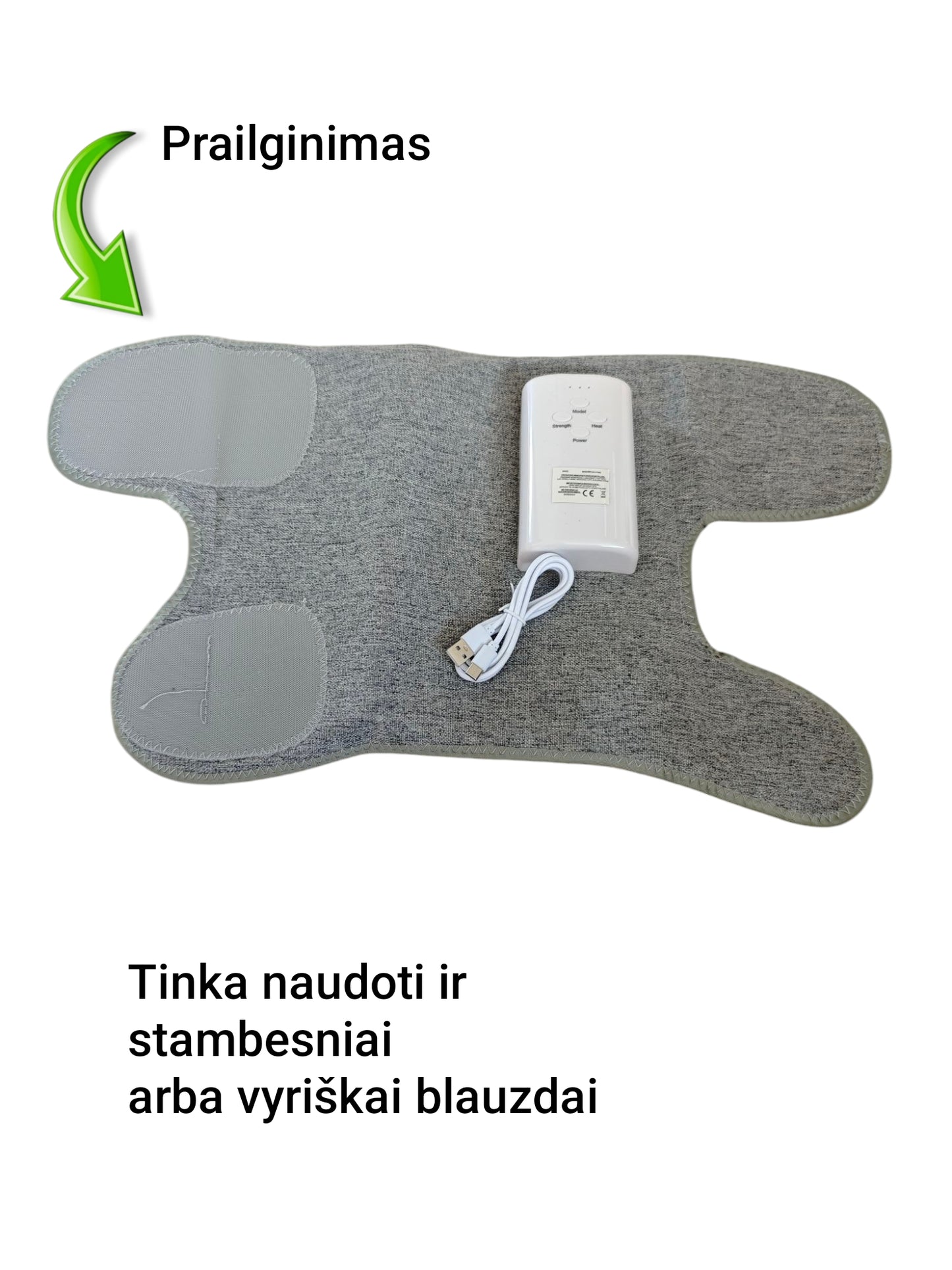 Dekompresinis - elektrinis blauzdų masažuoklis