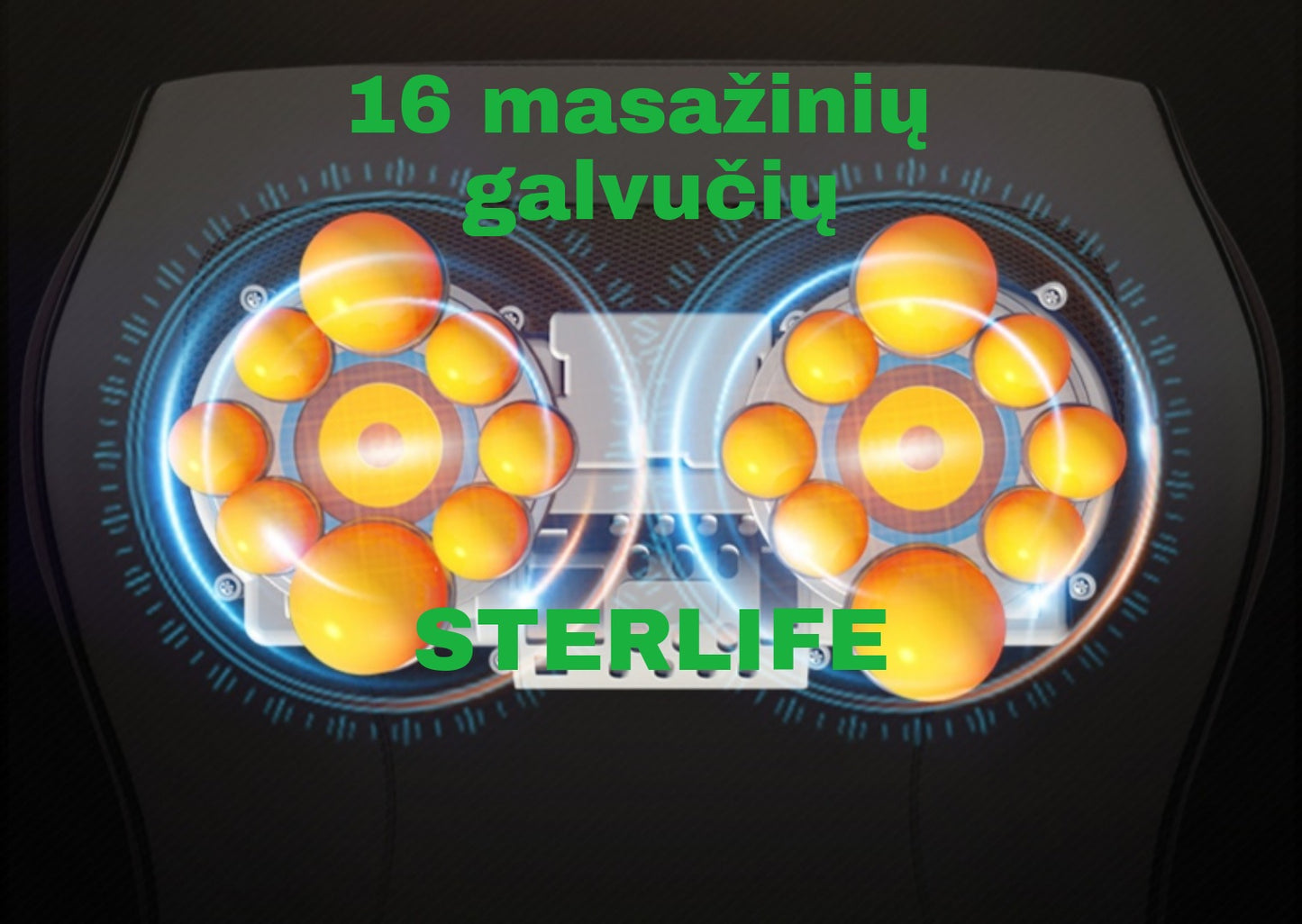 360° masažuoklis visiems kūno raumenims AA127E