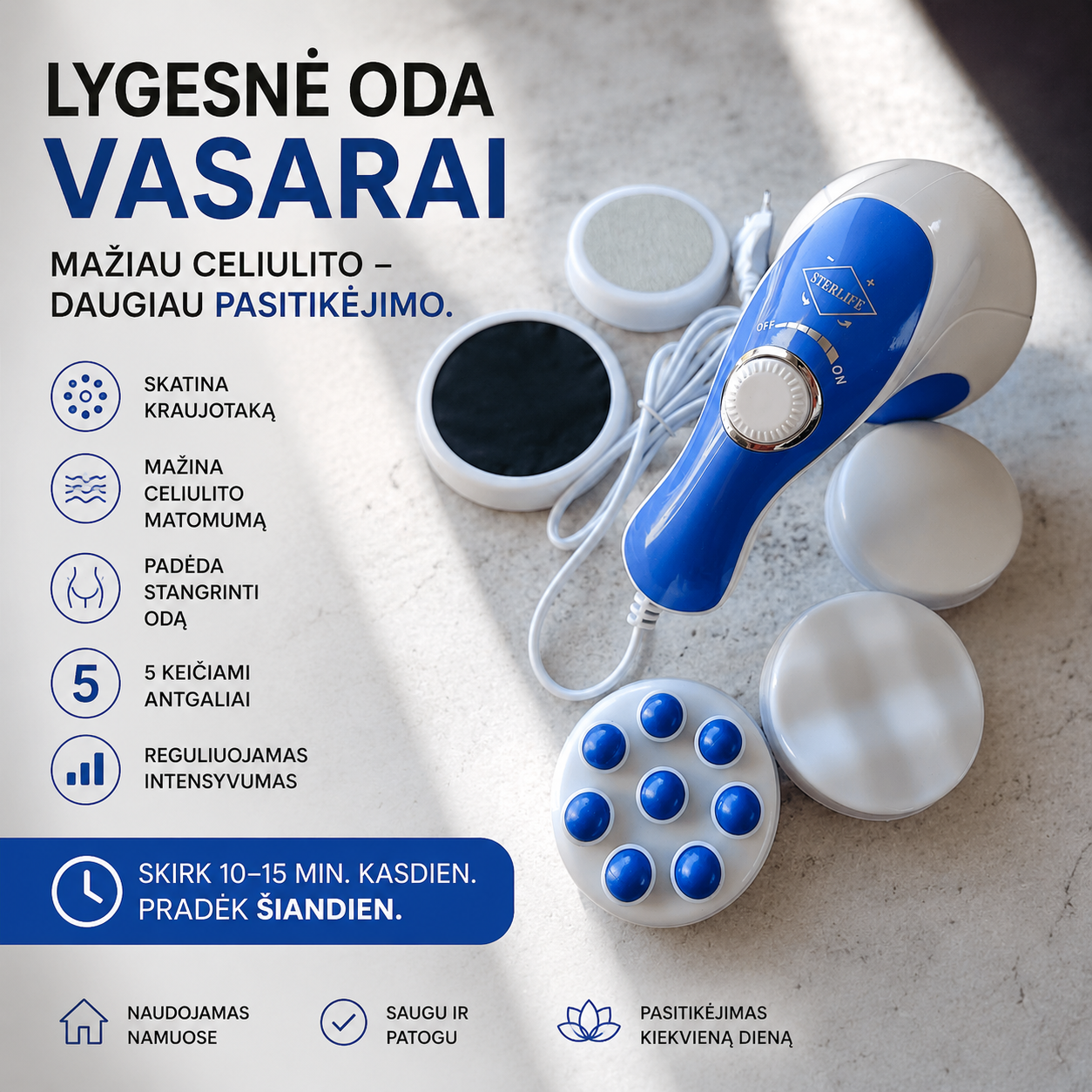 STERLIFE daugiafunkcinis odos priežiūros įrenginys
