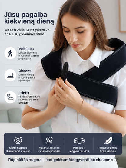 Universalus šildantis vibro diržas