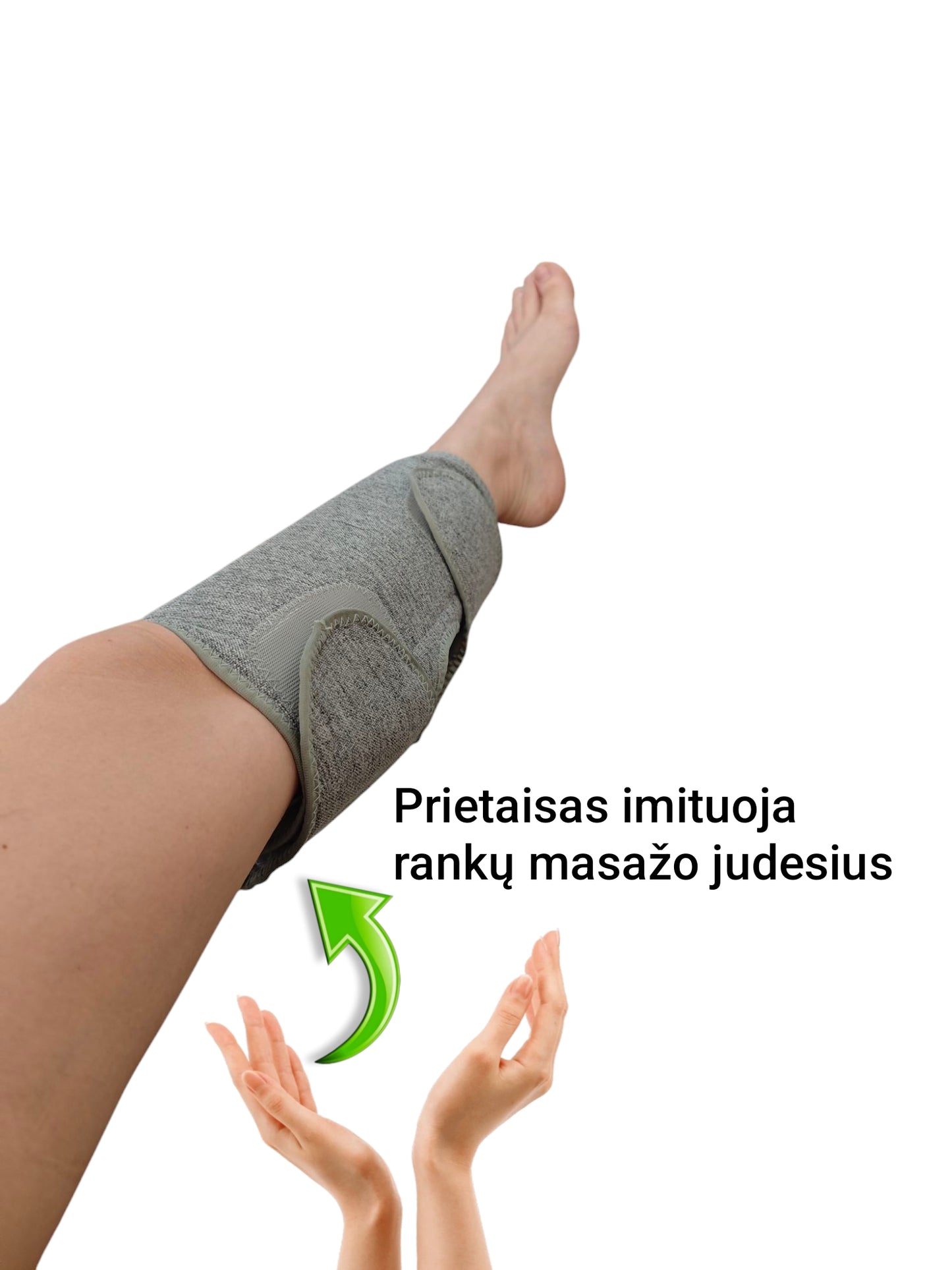 Dekompresinis - elektrinis blauzdų masažuoklis